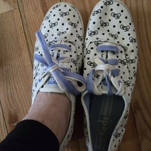 Keds Light Blue and White Sneakers